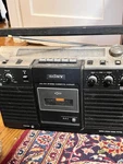 Sony CF-560S Stereo Cassette Recorder, Portable Boombox From The 1970S. Fixed Price $139.00.