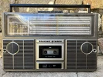 Vintage Boombox Itt Touring Stereo Radio Cassette Recorder Portable. Fixed Price $100.00.