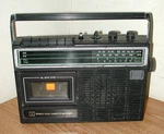 Vtg Sears TV1-TV2 Radio Cassette Recorder Model 799.21791800 For Repair/parts. Fixed Price $18.00.