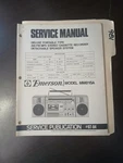 Emerson Model MM815A Service Manual Original Repair Book Stereo Cassette Rec. Fixed Price $49.99.