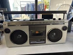Goldstar TSR-571 Radio Cassette Recorder Vintage Silver Boombox Read. Fixed Price $89.99.