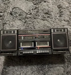 Working Hitachi Dual Cassette Stereo Boombox Am Fm Radio Graphic Eq Vintage. Fixed Price $220.00.
