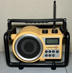 Sangean Lunchbox Digital Work Radio Am/fm Large Lcd Display Lb-yellow Tested. Fixed Price $87.99.