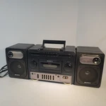Sony CFS-1030 Vintage Boombox Cassette Recorder Radio Detachable Speakers. Fixed Price $59.99.