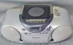Panasonic RX-D13 Boombox Cd Player Am/fm Radio Cassette Recorder Tested Works Vg. Fixed Price $89.99.