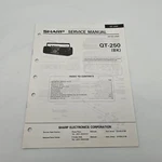 Oem Sharp Service Manual QT-250(BK) Am/fm Radio Cassette Recorder Boombox Vtg. Fixed Price $12.95.