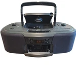 Gpx C-108B Cd Cassette Boombox Am/fm Radio 3.5 Works And Records.. Fixed Price $50.00.