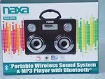 Naxa NAS-3043 Portable Wireless Sound System & MP3 Player With Bluetooth New. Fixed Price $18.00.