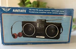 Vintage 80S Airmate PO-169 Am/fm Mini Boombox W/ Detachable Radio Works! Evc. Fixed Price $84.99.
