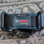 Bosch 18V Lithium-ion Portable Worksite Radio PB180 3 601 D29 910. Fixed Price $50.00.