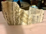 992G Silver Lace Onyx Natural Lg Rough Rock 8"X4" Top Quality Excellent. Fixed Price $30.00.