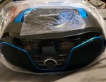 Vtg Cd Player Boombox, Portable Bluetooth Fm Radio Stereo Sound System By Lonpoo. Fixed Price $53.57.