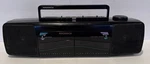 Magnavox Boombox Am Fm Radio Dual Cassette Deck Player 2 Speaker Works D8097. Fixed Price $62.79.