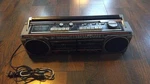 General Electric Am/fm Stereo Dual Cassette Recorder Model 3-5631 Made In Korea. Fixed Price $72.00.