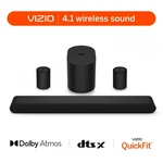 Vizio 4.1 Soundbar System With Dolby Atmos, Wireless Surround Speakers, Compact. Fixed Price $124.99.