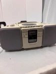 Vintage Sony CFD-21 Mega Bass Cd Radio Cassette-corder Boombox. Fixed Price $45.00.