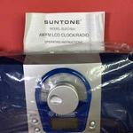 New Sun Tone Razor Am/fm Radio Model ELEC7501 Blue And Silver Bnib. Fixed Price $24.50.