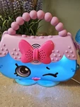 Shopkins Karaoke Sing Along Boombox Microphone Connects MP3 Player & Lights Up. Fixed Price $7.95.