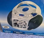 Vintage Gpx Cd/tv Boombox Radio Portable Player 5" Black White Working. Fixed Price $65.69.