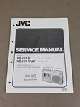 Jvc Band Radio Cassette Recorder RC-251S/RC-251 R/jw Service Manual D-3120. Fixed Price $54.95.