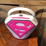 Rare Dc Comics 2006 Super Girl Compact Disk/radio Portable Pink Works. Fixed Price $35.00.