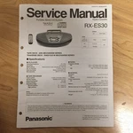 Original Panasonic Service Manual For Rx Model Radio Cassette Players Select One. Fixed Price $9.98.