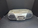 Sharp QT-CD114 Portable Cassette Stereo System. Boombox W Am/fm Radio. Fixed Price $49.95.