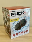 New 2-PACK Monster Puck Portable Waterproof Bluetooth Speaker 5 Watts 8 Hr Play. Fixed Price $37.95.