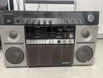 Vintage Boombox Sanyo M-X960K Ghettoblaster Radio. Fixed Price $1200.00.