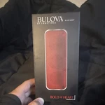 Bulova By Fanstereo Bold At Heart Red Portable Bluetooth Speaker 3.5MM. Fixed Price $46.99.