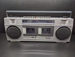 Sanyo M-W1 Am/ Fm Dual Band Stereo Cassette Radio Boombox Works Vintage 1980'S. Fixed Price $99.99.