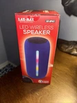 Lax-max Generation Led Wireless Speaker-blue-new. Fixed Price $9.49.
