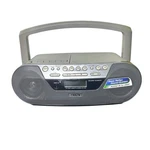 Sony CFD-S05 Cd Player Am Fm Radio Cassette Tape Aux Portable Stereo Boombox. Fixed Price $34.99.
