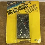 Vintage Emerson Am/fm Compact Pocket Radio P3761 New Sealed 1980S. Fixed Price $39.87.