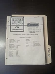 Sd Soundesign 4644 Service Manual Original Repair Book Boom Box Tape Recorder. Fixed Price $49.99.