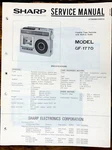 Sharp GF-1770 Radio / Boombox Service Manual *original*. Fixed Price $14.97.