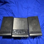 Gpx HC221B Compact Shelf Stereo Cd Player Am/fm Radio Speakers Black. Fixed Price $32.00.