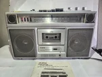 Yorx K6061 Stereo Vintage Boom Box Am Fm Radio Cassette 8 Track Tested Dc. Fixed Price $75.00.