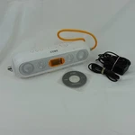Vintage Coby MP-C341 Portable MP3 Micro System Boombox Tube Speaker Tested White. Fixed Price $50.99.