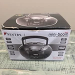 Sentry Mini Boom Box Am/fm Radio 5 Function Clock Antenna Twin Speakers Mbbrc. Fixed Price $19.99.