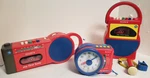 Lot Of 3 My First Sony Tape-clock Radio-tape TCM-4000 ICF-A6500 CFM-2000. Fixed Price $165.00.