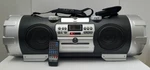Jvc RV-B99BK Kaboom Box Ghetto Blaster Powered Woofer Cd System With Remote. Fixed Price $149.00.