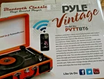 Pyle Classic Vinyl Record Player With Blue Tooth Brown PVTTBT6BR- New. Fixed Price $39.99.