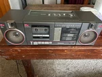 Panasonic RX-C50 Ghettoblaster Stereo Gray Collectible Very Rare- Read. Fixed Price $225.00.