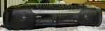 Vintage Radio Stereo Boombox Sanyo Dual Cassette Surround Model No W 738. Fixed Price $54.99.