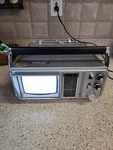 Vintage Hanimex Portable Tv Band Radio Combo Uhf Vhf. Fixed Price $49.99.