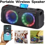 7500W Portable Wireless Bluetooth Boombox Speaker Stereo Bass Loud Aux Usb Fm. Fixed Price $56.99.