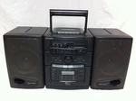 Studio Standard Fisher PH-D650 Stereo Boombox Cassette Disc Cd Ghetto Blaster. Fixed Price $249.99.