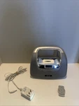 Memorex MI3XSIL Minimove Silver Boombox With Ipod Dock And Fm Radio Remote. Fixed Price $29.99.