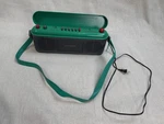Sharp QT-F40 Pop Art Green Grey Stereo Radio Boombox Cassette Recorder 1987. Fixed Price $65.00.